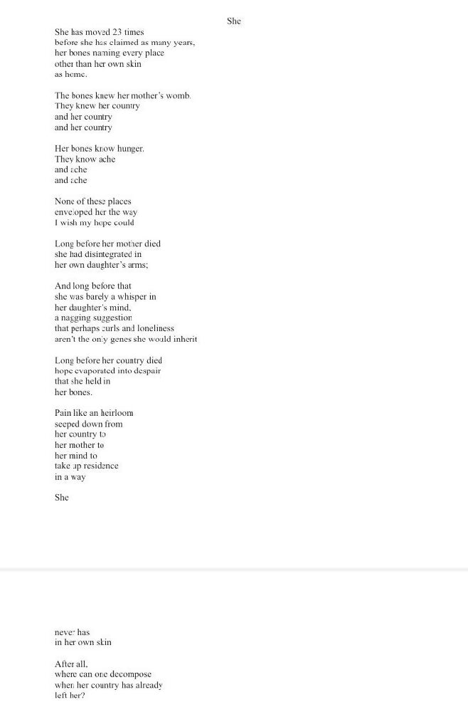 Custom Poem