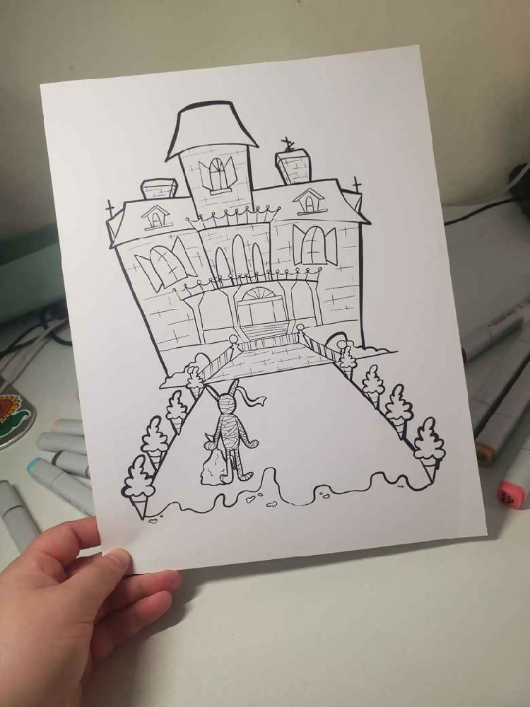 Coloring Sheet Bundle - Hand Drawn Digital Files