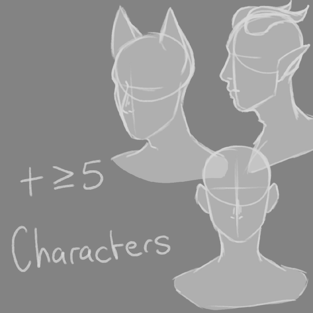 Add Characters (bought with other items)