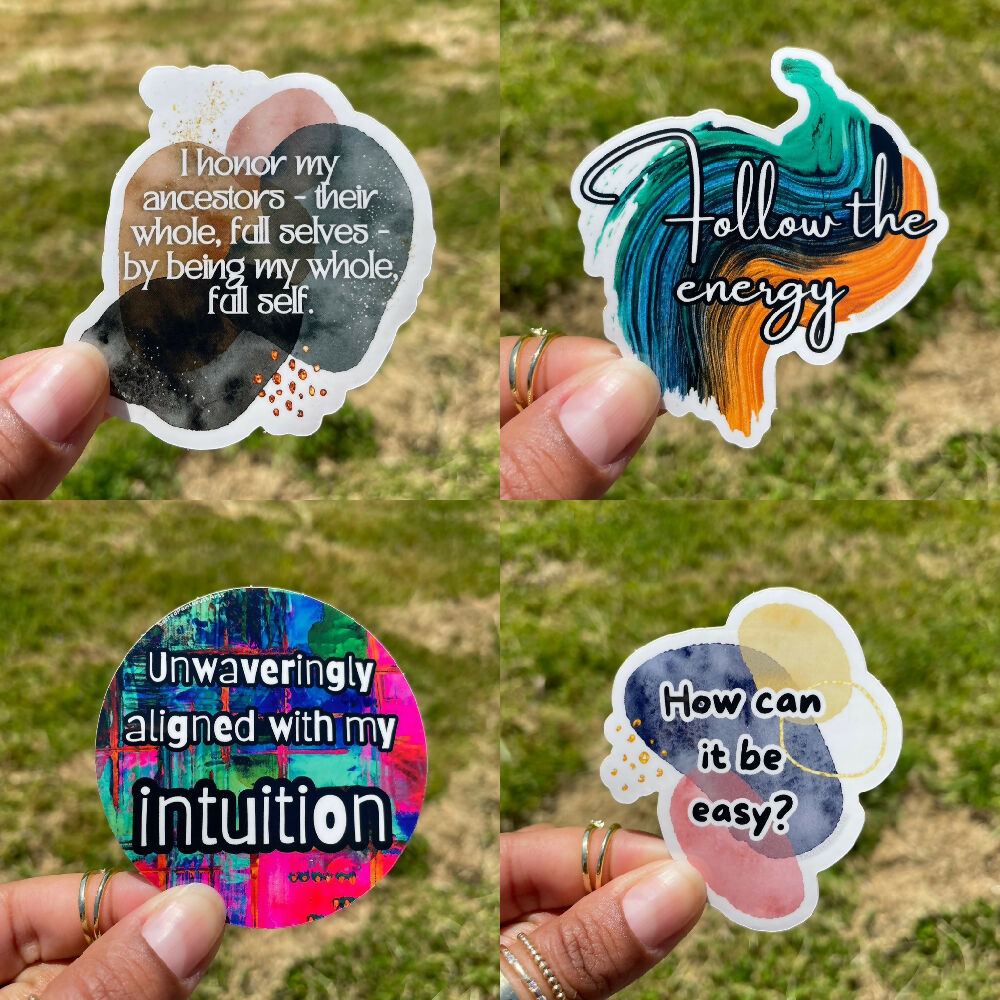 Follow the Energy Sticker set