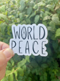 World Peace Symbol Sticker