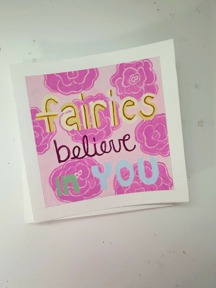 Common Sense Reminder Fairies Believe in You Tiny Artwork