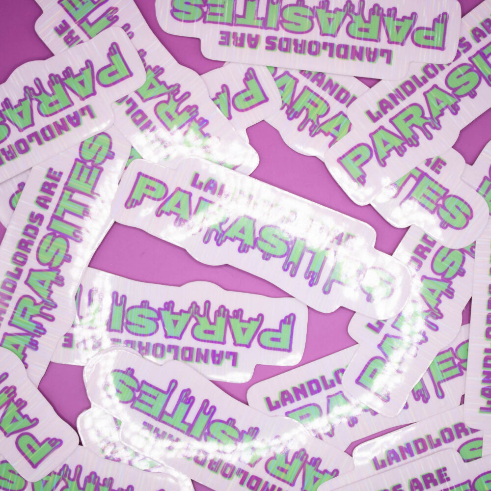Landlords Are Parasites Sticker